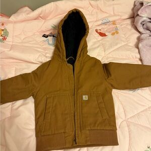 Carhartt Tan Quilted Lined Jacket